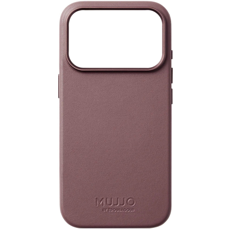 Чехол для iPhone 17 Pro Mujjo Full Leather Case Bronze red