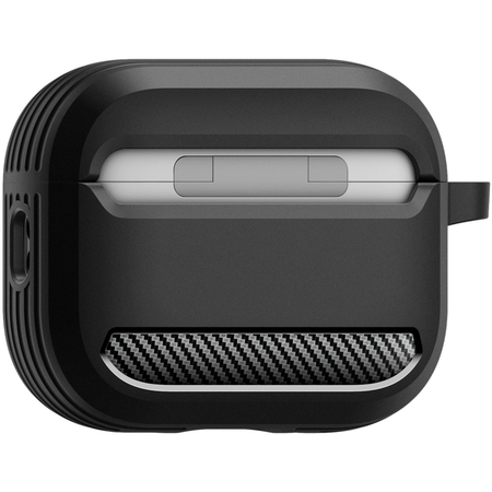 Чехол для наушников AirPods Pro 3 Spigen Rugged Armor Matte Black, изображение 11