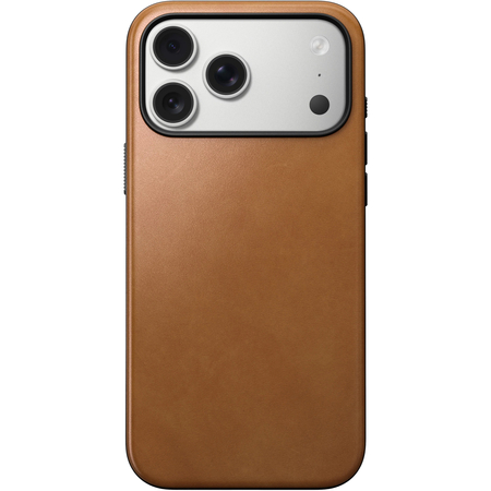 Чехол для iPhone 17 Pro Max Nomad Modern Leather Case English Tan