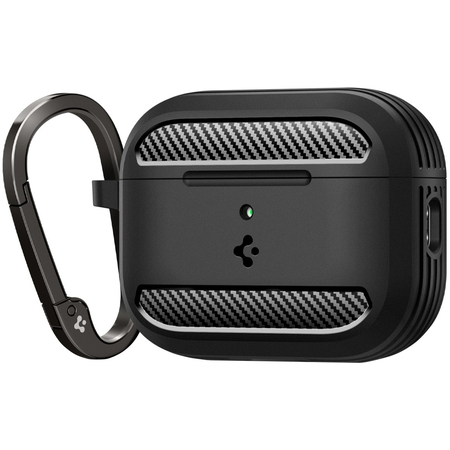 Чехол для наушников AirPods Pro 3 Spigen Rugged Armor Matte Black