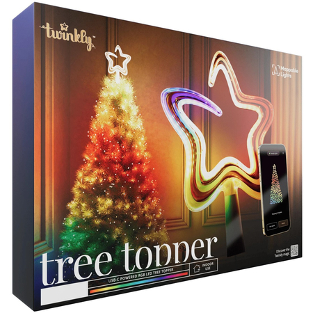 Звезда на елку Twinkly Tree Topper 74 LED (TWTT074SPP-GUSB) (без блока питания), изображение 3