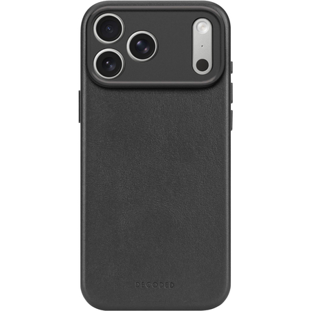 Чехол для iPhone 17 Pro Decoded Leather Back Сover Black