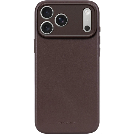 Чехол для iPhone 17 Pro Decoded Leather Back Сover Chocolate Brown