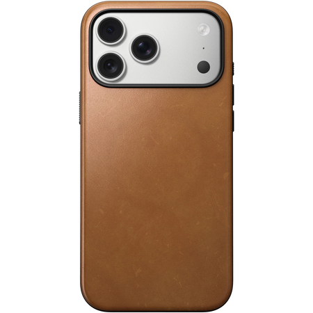 Чехол для iPhone 17 Pro Max Nomad Modern Leather Case English Tan, изображение 2