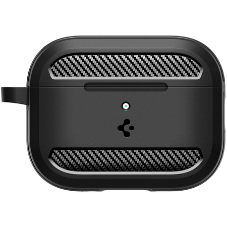 Чехол для наушников AirPods Pro 3 Spigen Rugged Armor Matte Black, изображение 2