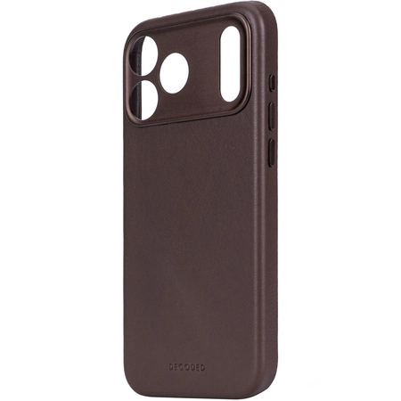 Чехол для iPhone 17 Pro Decoded Leather Back Сover Chocolate Brown, изображение 4