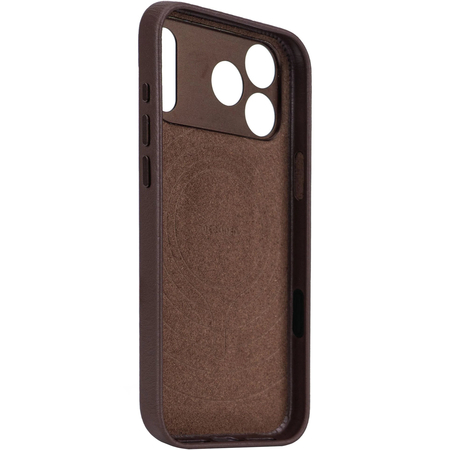 Чехол для iPhone 17 Pro Decoded Leather Back Сover Chocolate Brown, изображение 5