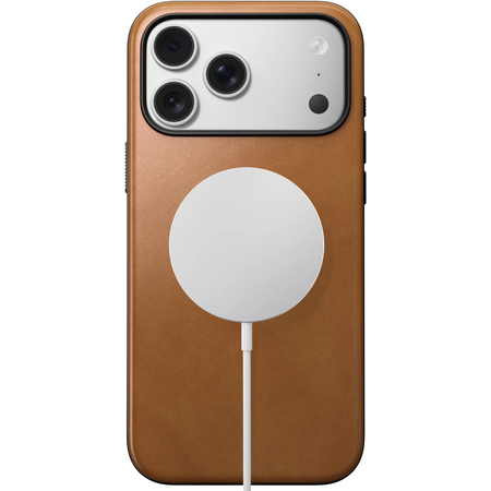 Чехол для iPhone 17 Pro Max Nomad Modern Leather Case English Tan, изображение 5