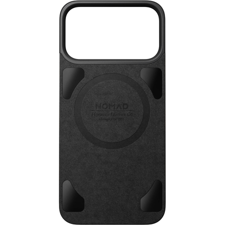 Накладка для iPhone 17 Pro Max Nomad Magnetic Leather Back (Horween) Black, изображение 5