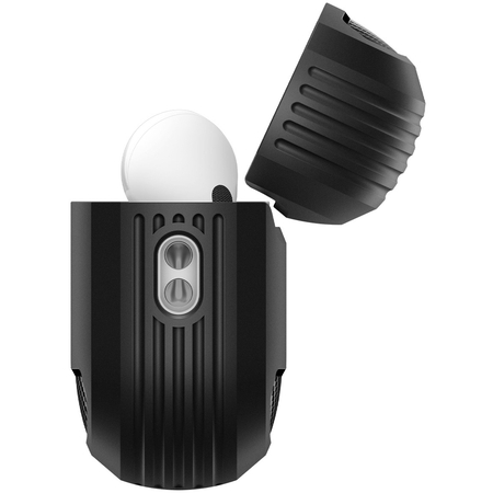 Чехол для наушников AirPods Pro 3 Spigen Rugged Armor Matte Black, изображение 6