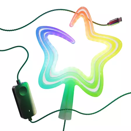 Звезда на елку Twinkly Tree Topper 74 LED (TWTT074SPP-GUSB) (без блока питания), изображение 2