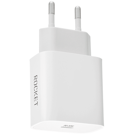 Сетевое зарядное устройство Rocket Space Combo 20W White