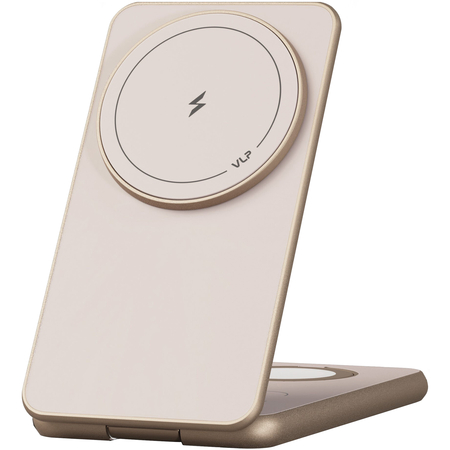 Беспроводное зарядное устройство VLP Alum Power Pro для Apple Desert Titanium, Цвет: Desert Titanium / Пустынный титан