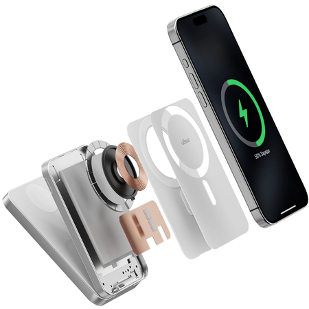 Внешний аккумулятор uBear Cruise 3in1 8000mAh 15W White, Цвет: White / Белый, изображение 9