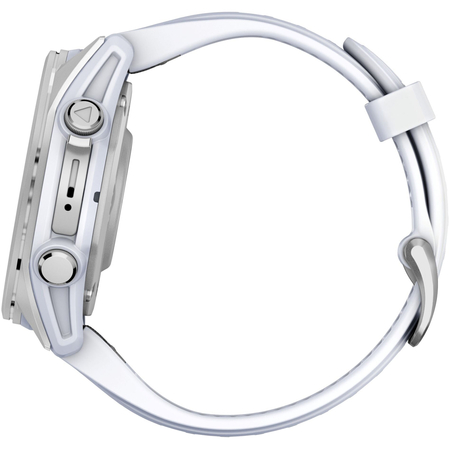 Garmin Fenix 8 43mm Amoled Silver with Whitestone Silicone, Цвет: Silver / Серебристый, изображение 7