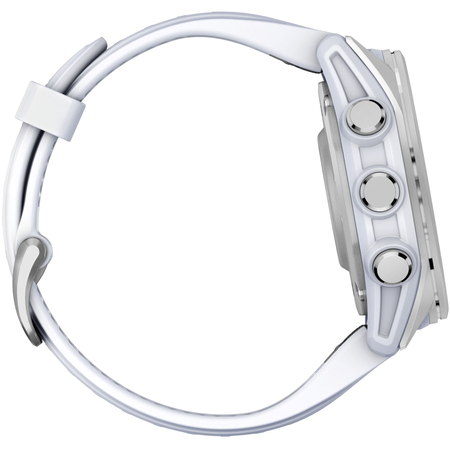 Garmin Fenix 8 43mm Amoled Silver with Whitestone Silicone, Цвет: Silver / Серебристый, изображение 8