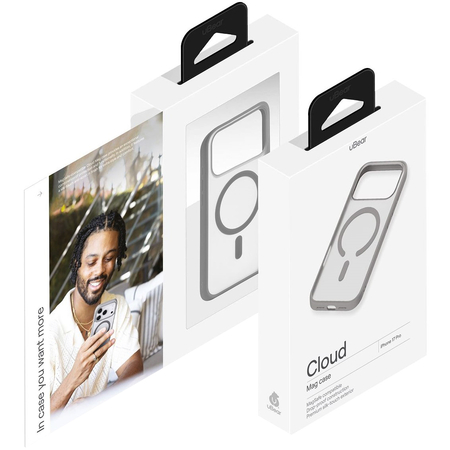 Чехол для iPhone 17 Pro uBear Cloud Mag Case MagSafe Grey, изображение 7