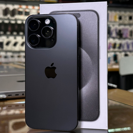 iPhone 16 Pro 2SIM 256Gb Black Titanium Идеальное БУ, изображение 3