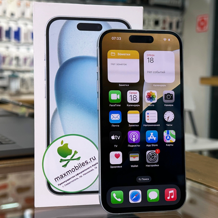iPhone 15 128Gb Blue Идеальное БУ, изображение 4