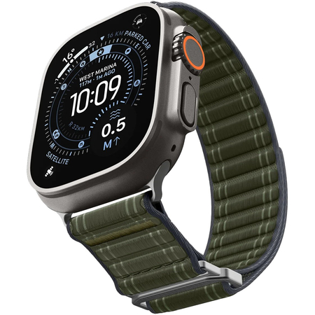 Ремешок для Apple Watch 44/45/46/49 mm Spigen WBF0 BAND Green, изображение 3