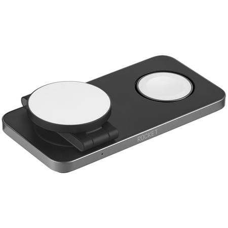 Беспроводное зарядное устройство Rocket Premium Magic 3in1 23W Black, Цвет: Black / Черный, изображение 11