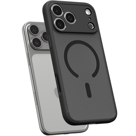 Чехол для iPhone 17 Pro Spigen Ultra Hybrid Magsafe Black, изображение 5