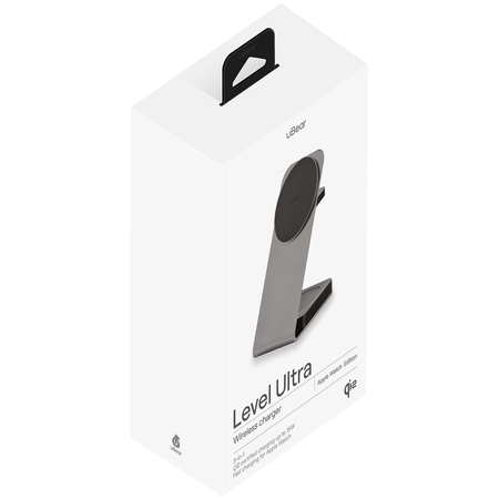 Беспроводное зарядное устройство uBear Level Ultra Apple Watch Edition 3 in 1 Grey, Цвет: Grey / Серый, изображение 7