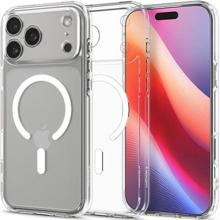 Чехол для iPhone 17 Pro Spigen Ultra Hybrid Magsafe Clear, изображение 7
