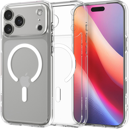 Чехол для iPhone 17 Pro Max Spigen Ultra Hybrid Magsafe Clear, изображение 7