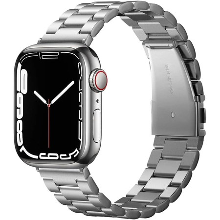 Ремешок для Apple Watch 42/44/45/49 mm Spigen Modern Fit Вand Silver