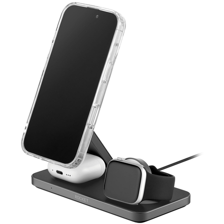 Беспроводное зарядное устройство Rocket Premium Magic 3in1 23W Black, Цвет: Black / Черный, изображение 9