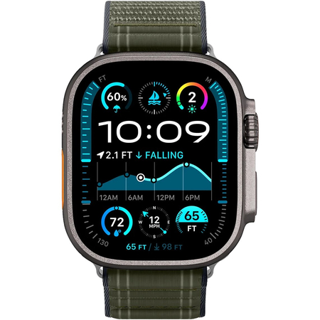 Ремешок для Apple Watch 44/45/46/49 mm Spigen WBF0 BAND Green, изображение 2