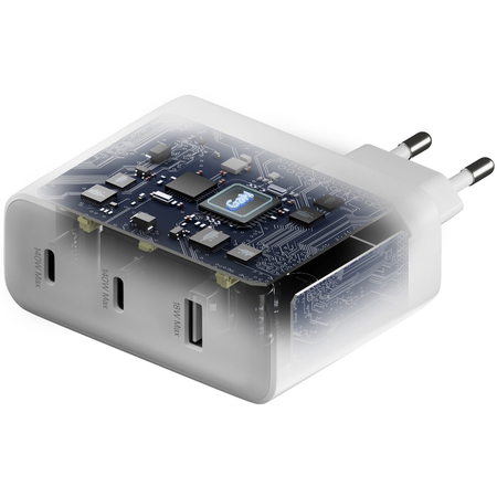 Сетевое зарядное устройство uBear Motion 140W White, изображение 3