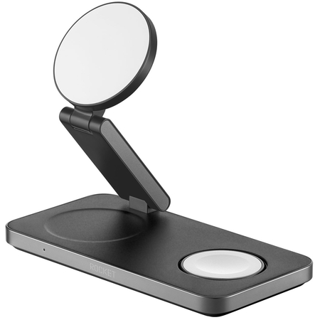 Беспроводное зарядное устройство Rocket Premium Magic 3in1 23W Black, Цвет: Black / Черный, изображение 2