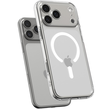 Чехол для iPhone 17 Pro Max Spigen Ultra Hybrid Magsafe Clear, изображение 4