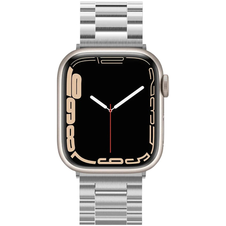 Ремешок для Apple Watch 42/44/45/49 mm Spigen Modern Fit Вand Silver, изображение 2