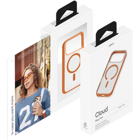 Чехол для iPhone 17 Pro uBear Cloud Mag Case Orange, изображение 5
