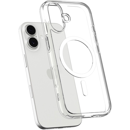 Чехол для iPhone 17 Spigen Ultra Hybrid Magsafe Clear/White, изображение 4