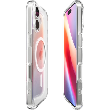 Чехол для iPhone 17 Spigen Ultra Hybrid Magsafe Clear/White, изображение 5