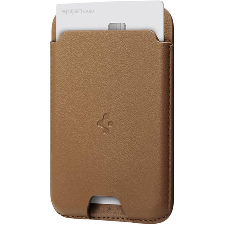 Картхолдер Spigen Valentinus MagSafe Universal Magnetic Card Holder Brown, изображение 2