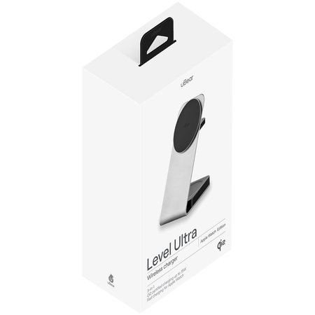Беспроводное зарядное устройство uBear Level Ultra Apple Watch Edition 3 in 1 Silver, Цвет: Silver / Серебристый, изображение 7
