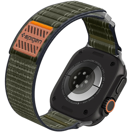 Ремешок для Apple Watch 44/45/46/49 mm Spigen WBF0 BAND Green, изображение 7