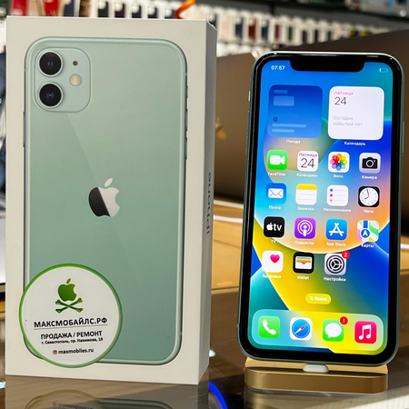 iPhone 11 128Gb Green Идеальное БУ, изображение 2