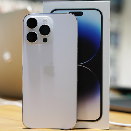 iPhone 14 Pro 256Gb Silver Идеальное БУ, изображение 3