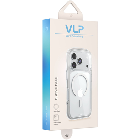 Чехол для iPhone 17 Pro VLP Bubble Case с MagSafe White, изображение 6