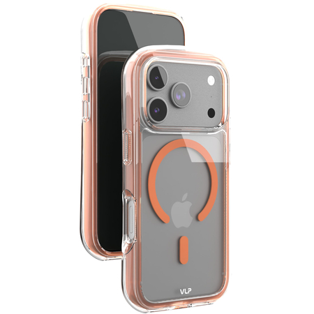 Чехол для iPhone 17 Pro VLP Bubble Case с MagSafe Orange, изображение 3