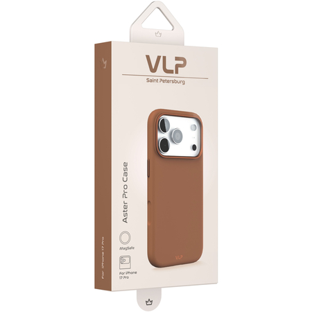 Чехол для iPhone 17 Pro VLP Aster Pro Case с MagSafe Mocha, изображение 6