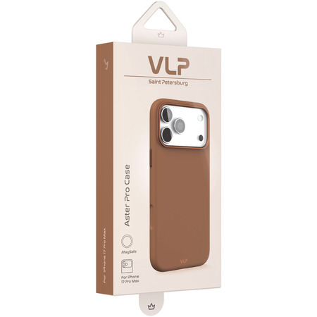 Чехол для iPhone 17 Pro Max VLP Aster Pro Case с MagSafe Mocha, изображение 6