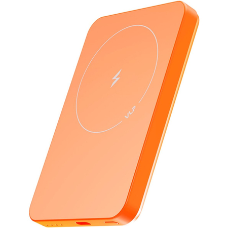 Внешний аккумулятор VLP LITE Power Snap MagSafe 5000mAh Orange, Цвет: Orange / Оранжевый, изображение 2