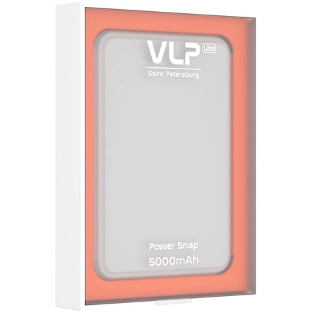Внешний аккумулятор VLP LITE Power Snap MagSafe 5000mAh White, Цвет: White / Белый, изображение 4
